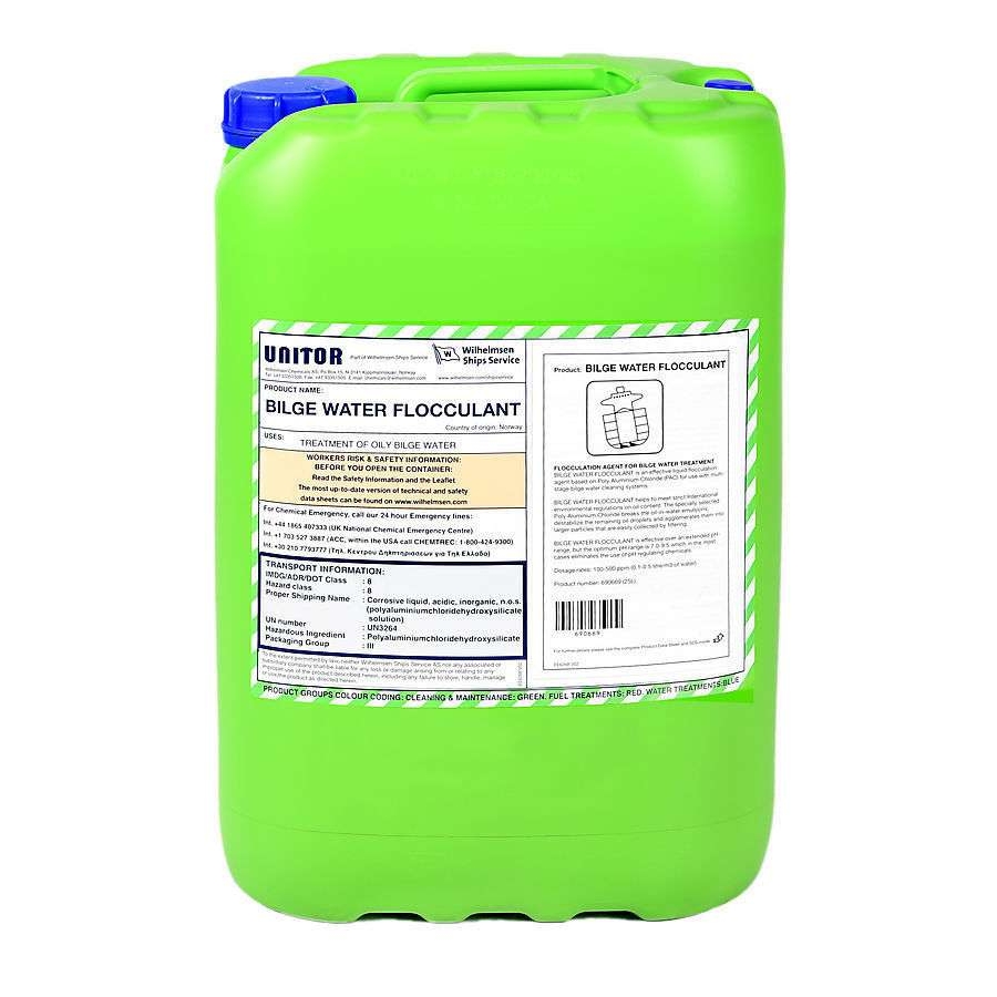 690669 BILGEWATER FLOCCULANT 25 LTR  unitor舱底水絮凝剂