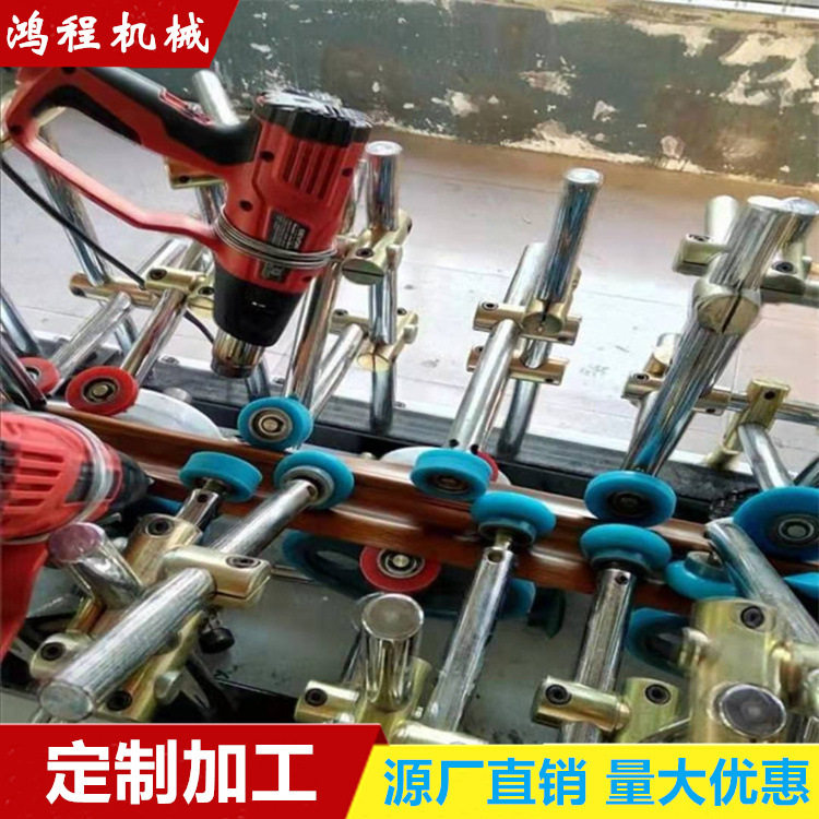 圆弧异型板材包覆机皮革装饰布墙板覆膜机鸿程厂价销售