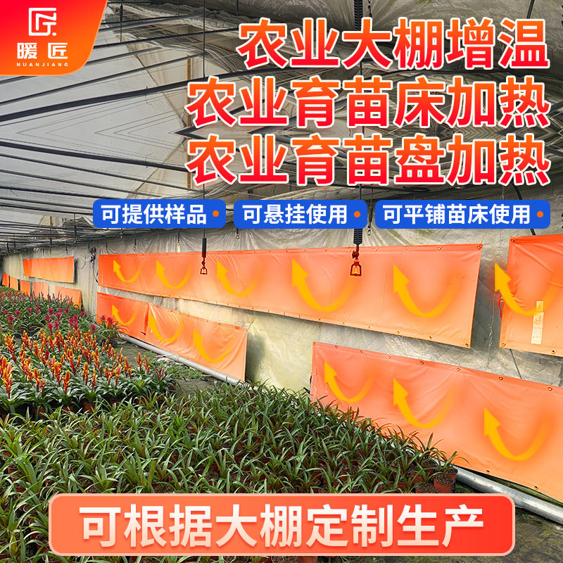 农业电热膜育苗床加热大棚冬季保温防冻害蔬菜大棚增温