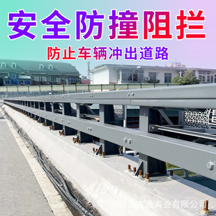 防撞河道河堤景观池人行天桥304不锈钢复合管桥梁护栏栏杆防护栏