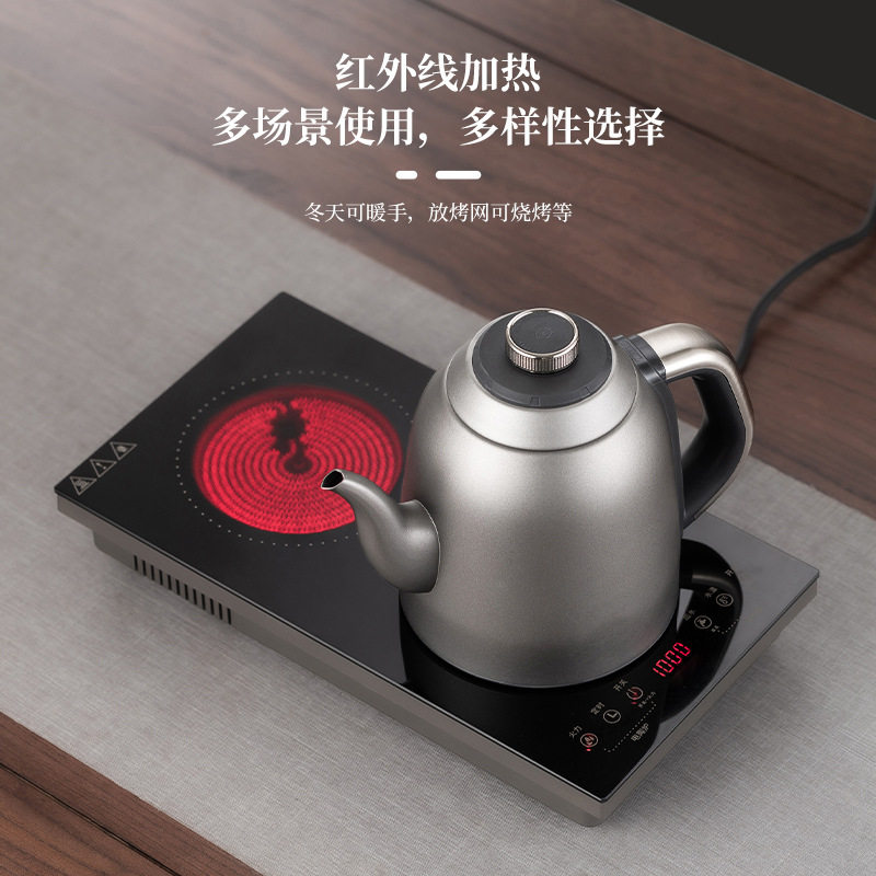 全自动上水电热烧水壶电陶炉煮茶恒温茶台嵌入泡茶专用316不锈钢