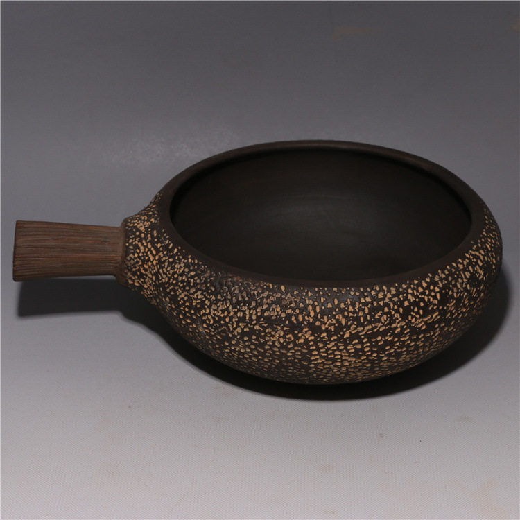 龙砂陶厂家批发茶具配件粗陶日式水洗 茶洗花盆批量定混批