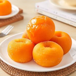 广西零食冰淇淋柿子无添加鲜食柿饼半干燥平乐冰柿爆浆流心特