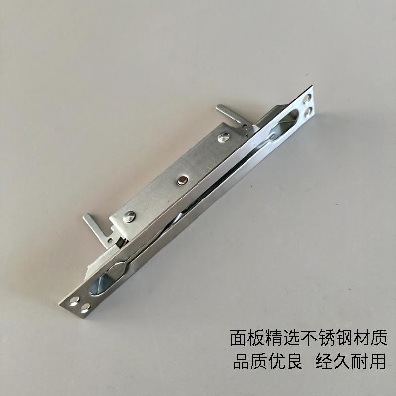 不锈钢中控插销防盗门防火门子母别墅双开门单双孔隐形暗门栓配件