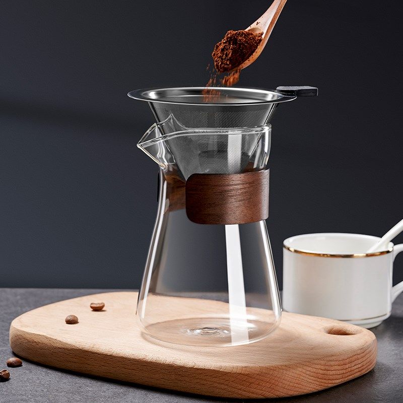 精选玻璃手冲咖啡壶套装家用滴漏咖啡壶分享壶漏斗咖啡过滤杯冲泡,餐饮具,咖啡壶,淘宝优惠券,粉丝福利购,淘宝优惠卷