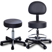 凯伦诗旋转升降椅美容院手术办公圆凳理发开店滑轮大工椅美容凳子