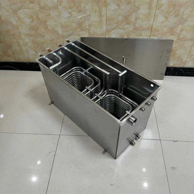 工业冷水机专用304不锈钢水箱配套不锈钢盘管蒸发器3P5P10P15P20P