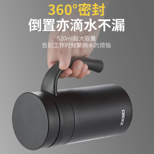 精选旭光高档保温杯男士大容量不锈钢带把手柄商务办公室泡茶杯水