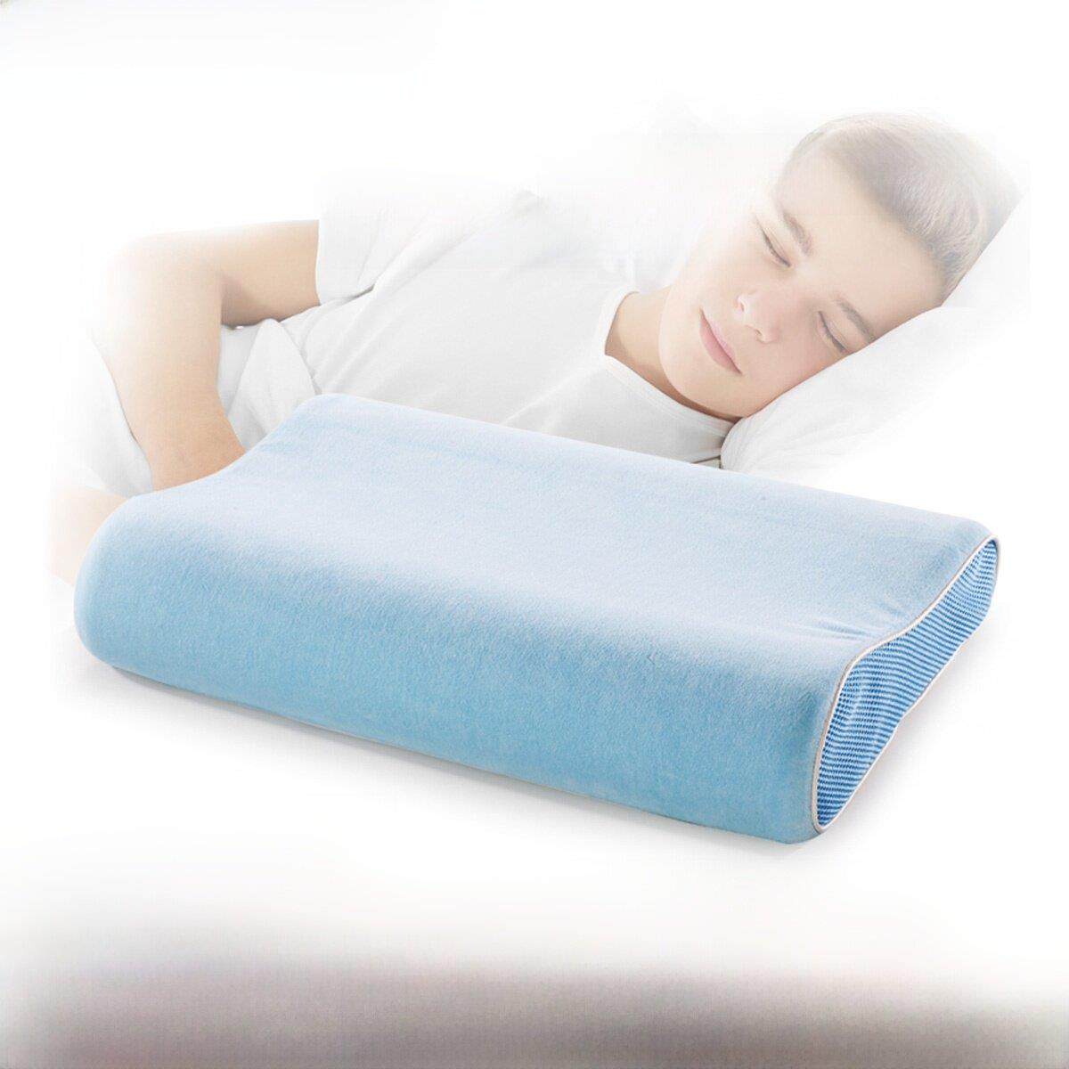 中诺max青少年学生记忆枕慢回弹枕芯透气颈支撑枕单枕