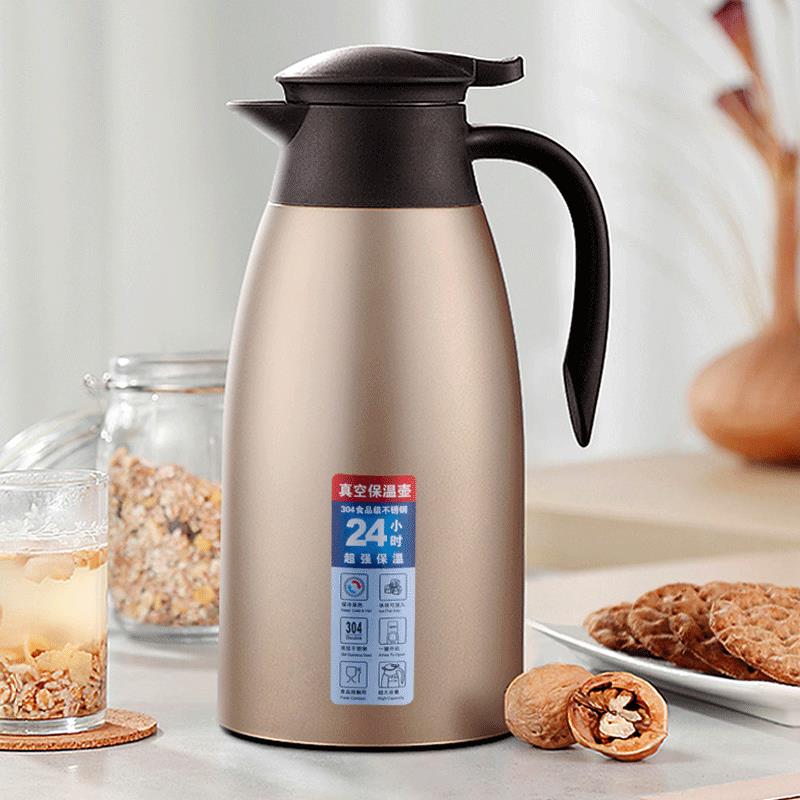 保温壶304不锈钢家用真空欧式暖壶宿舍热水保温瓶车载暖水瓶1.5L