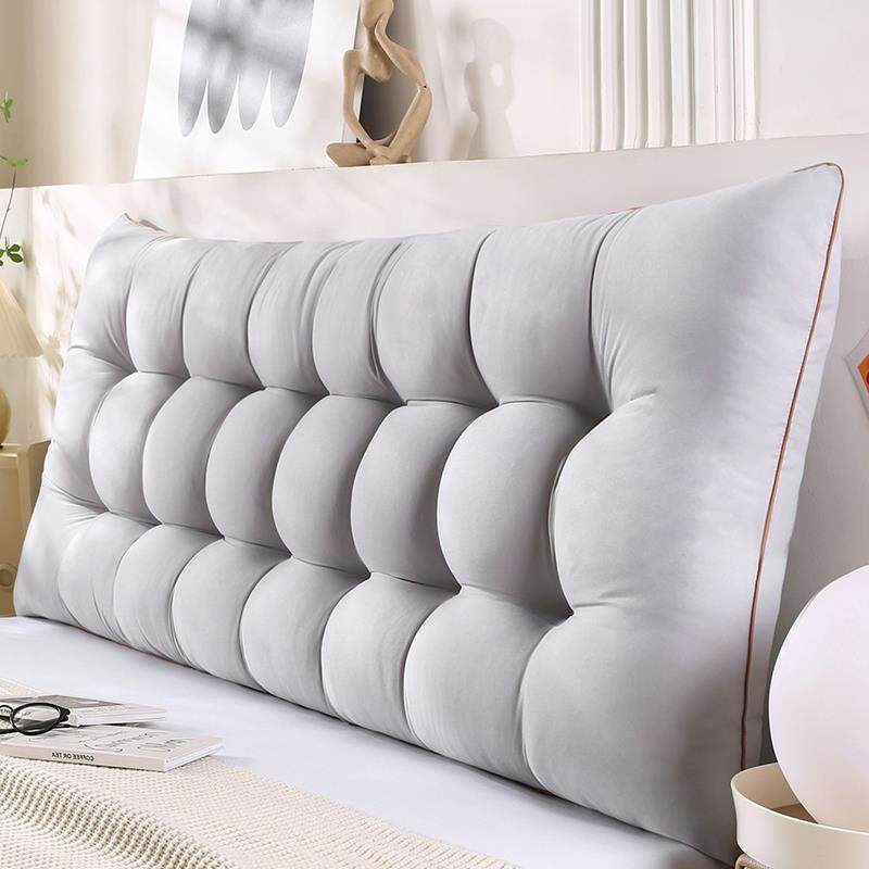 宿舍床头靠垫男生床上靠枕卧室榻榻米软包沙发大靠背防撞软垫绑带