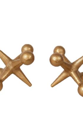 分子模型书靠书立办公室书房摆件书档创意时尚家居软装装饰品摆设