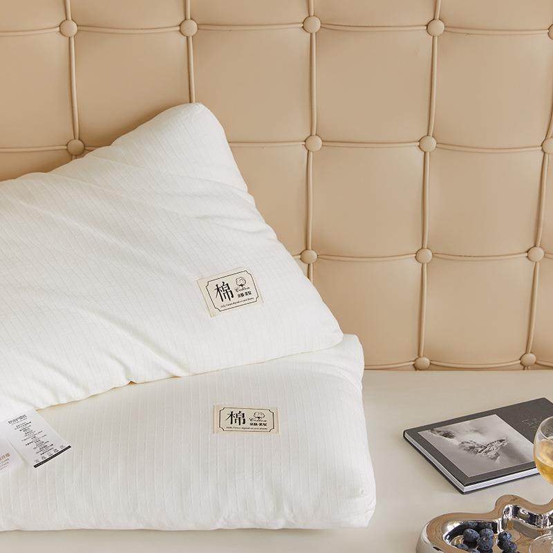 新款成人枕芯全棉60支立体48*74羽丝绒枕仪征纤维枕头单人软枕头