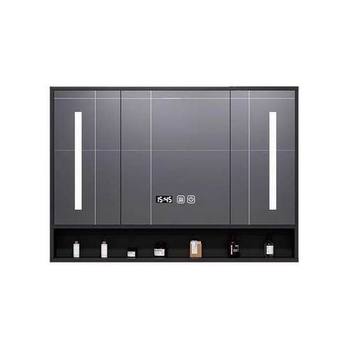 卫生间浴室镜子带灯发光智能镜柜酒店公寓带灯壁挂一体梳妆镜子