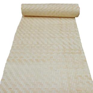 竹席编织厂家工地装修竹席农庄装饰竹制品天花吊顶竹编席现货