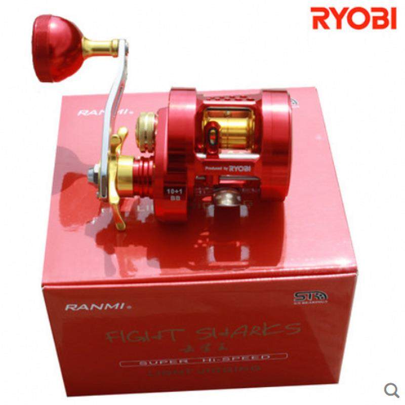 日本击鲨王鼓轮铁板慢摇轮全金属11轴海钓船钓轮