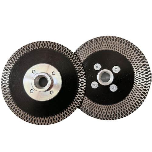 M14带法兰金刚石锯片网格齿岩板石材切割片角磨机