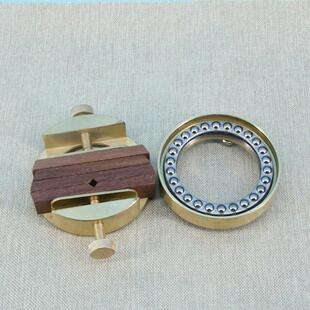 2016新款大号双头铜旋转印床篆刻铜印床