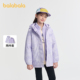 巴拉巴拉balaOne儿童棉服女童外套2件套新款 2025秋冬装 防泼水保暖