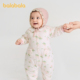 巴拉巴拉balaOne婴儿连体衣宝宝哈衣爬服2025新款 加厚甜美精致萌
