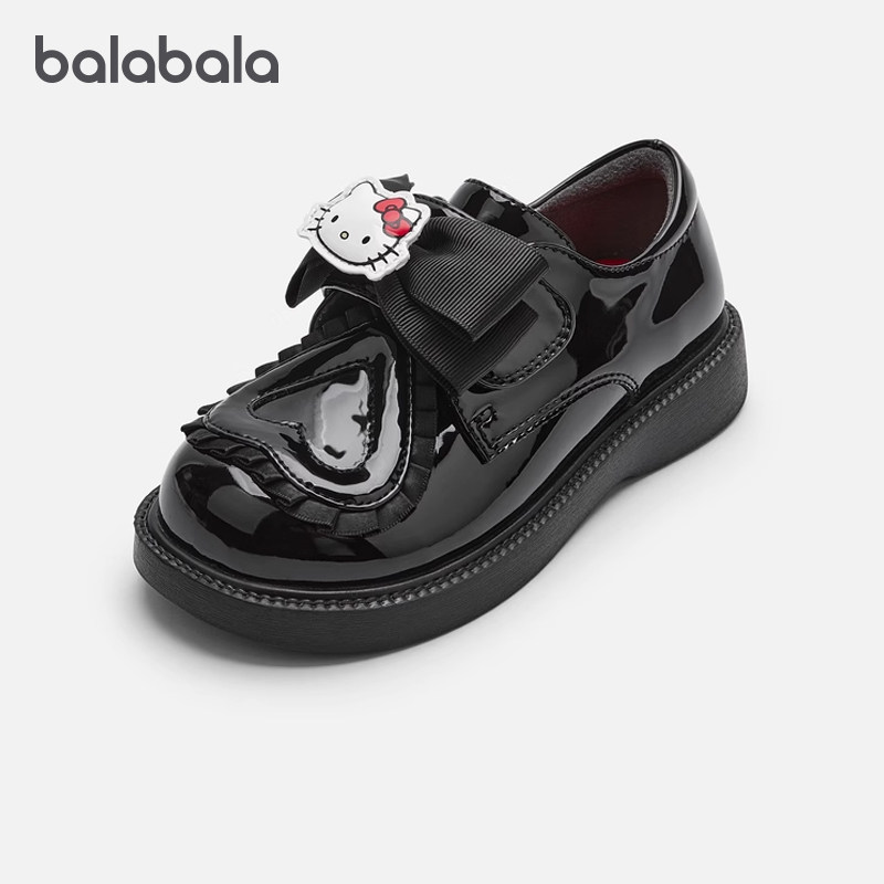 【HelloKittyIP商场同款】巴拉巴拉女童公主鞋2025春秋新款小皮鞋,童鞋/婴儿鞋/亲子鞋,皮鞋,淘宝优惠券,粉丝福利购,淘宝优惠卷