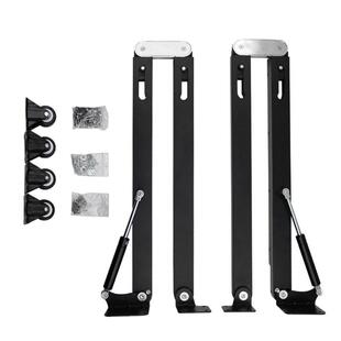 多功书能翻折叠桌五金配件隐形餐桌桌下橱柜吧台隐藏家伸具缩轨道