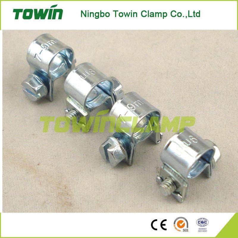 生产商发货镀锌油管卡箍水管抱箍喉箍表箍小型迷你管夹8mm-20mm