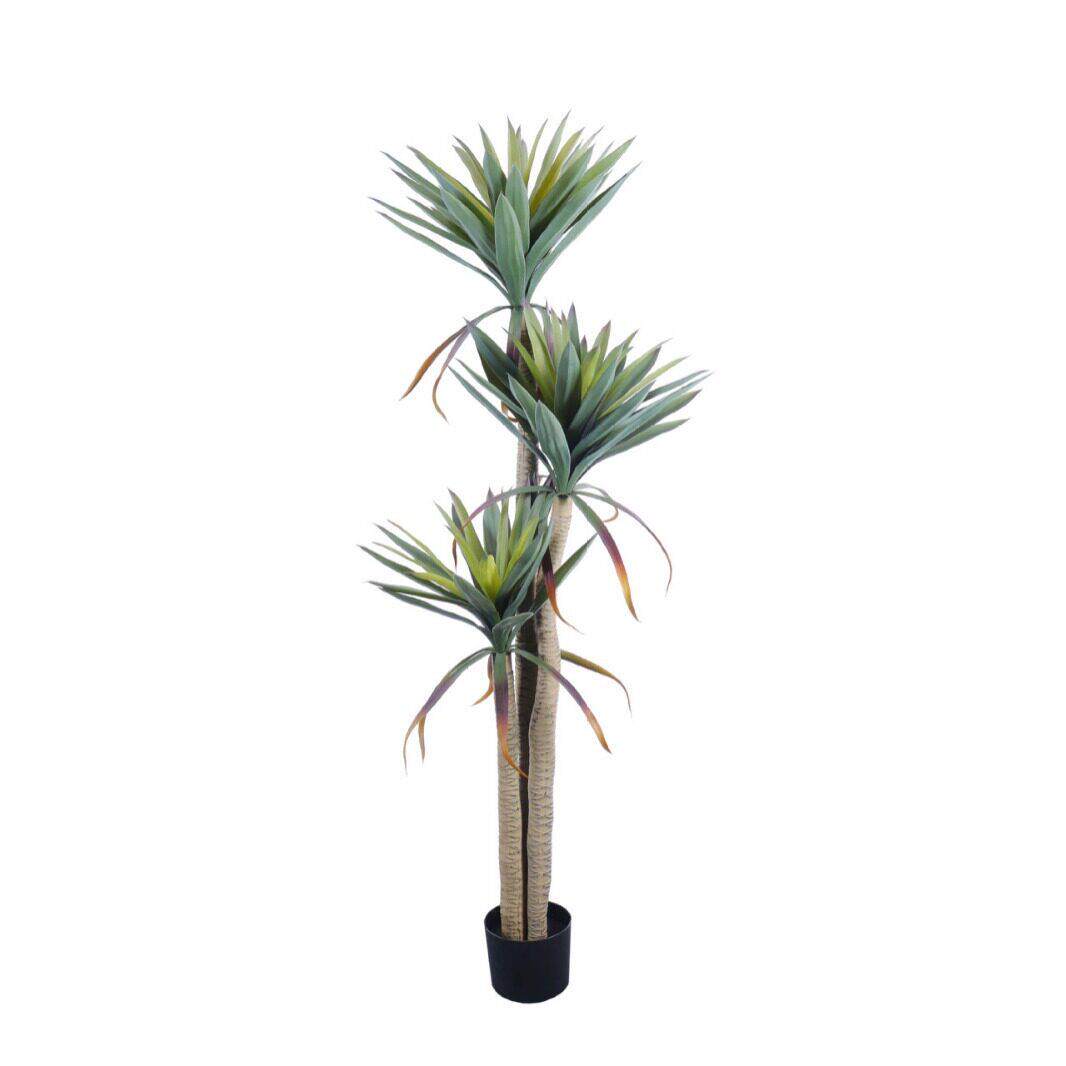 仿生植物剑麻树盆栽北欧风家居仿真绿植剑兰落地装饰假荷兰铁树