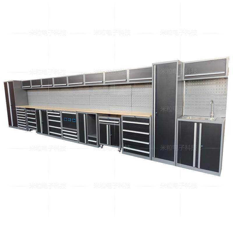 组米粒工具合工具柜重型汽修作工站工具车间重组型合维修工作台收