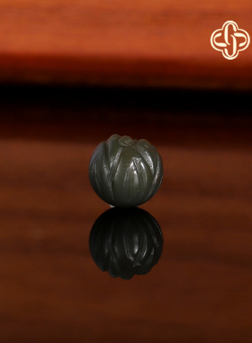 建廷天然盐源玛瑙散珠9.2mm 莲花珠单珠 满肉单颗精品配珠隔珠