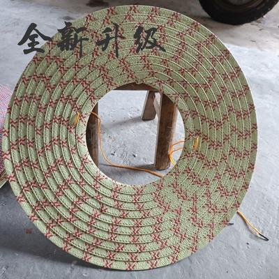 工地专用安全帽草帽帽檐工人防晒防雨大号农民干活遮阳帽防晒神器