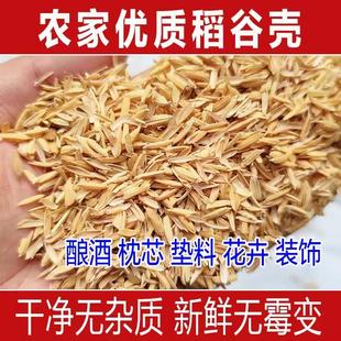 新鲜稻谷壳粗糠壳谷子壳稻糠壳动物宠物垫料保健枕头防震填充酿酒