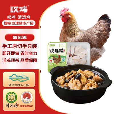 正宗广东清远母鸡切块450g/盒