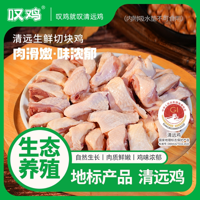 正宗广东清远母鸡切块450g/盒