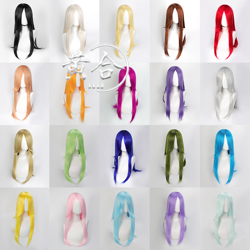 头皮顶毛娘造型万用60cm内扣假发