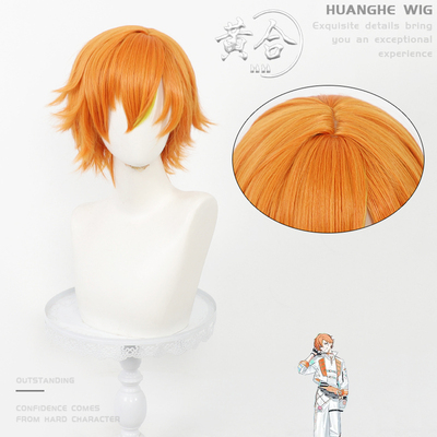 东云彰人cos假发头皮顶挑染刘海