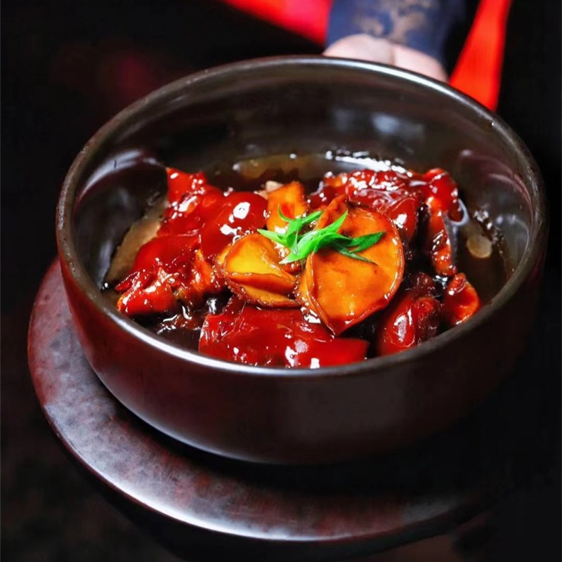 复古韩式拌饭可耐热干烧砂v锅钵石锅鲍鱼捞饭碗私房菜饭店陶瓷餐