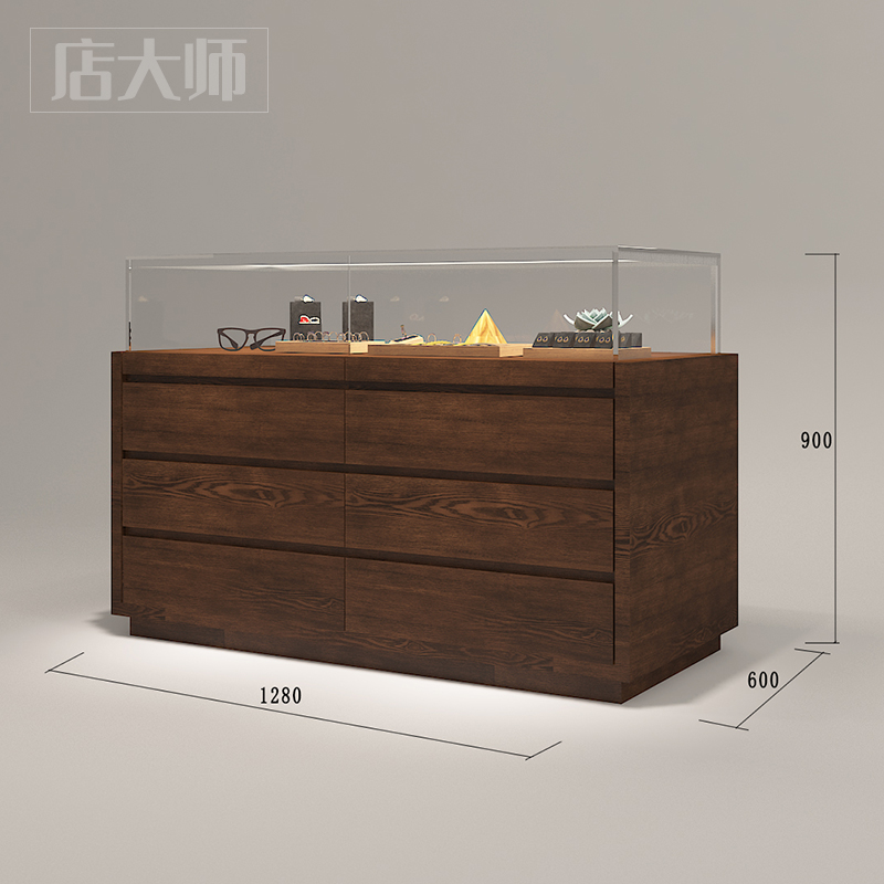 珠宝首饰柜台样品展览商场玻w璃柜展示柜展示柜茶室茶具陶瓷古玩