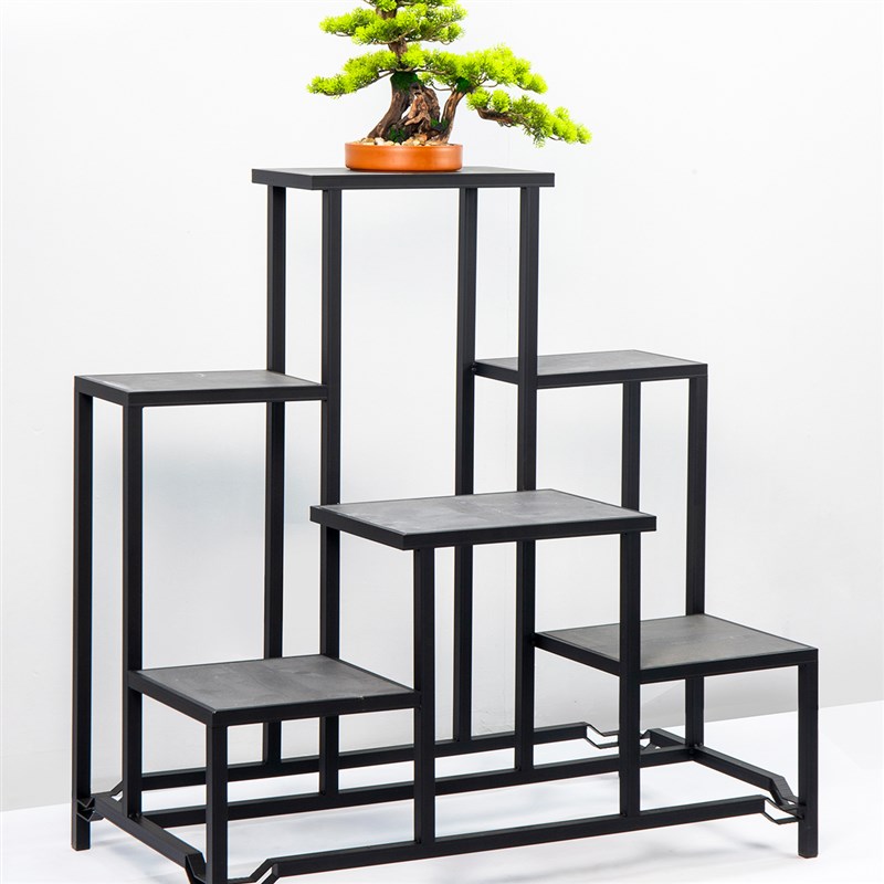铝合金花架子案i台客厅落地式底座盆景架户外花几订制室外花架大