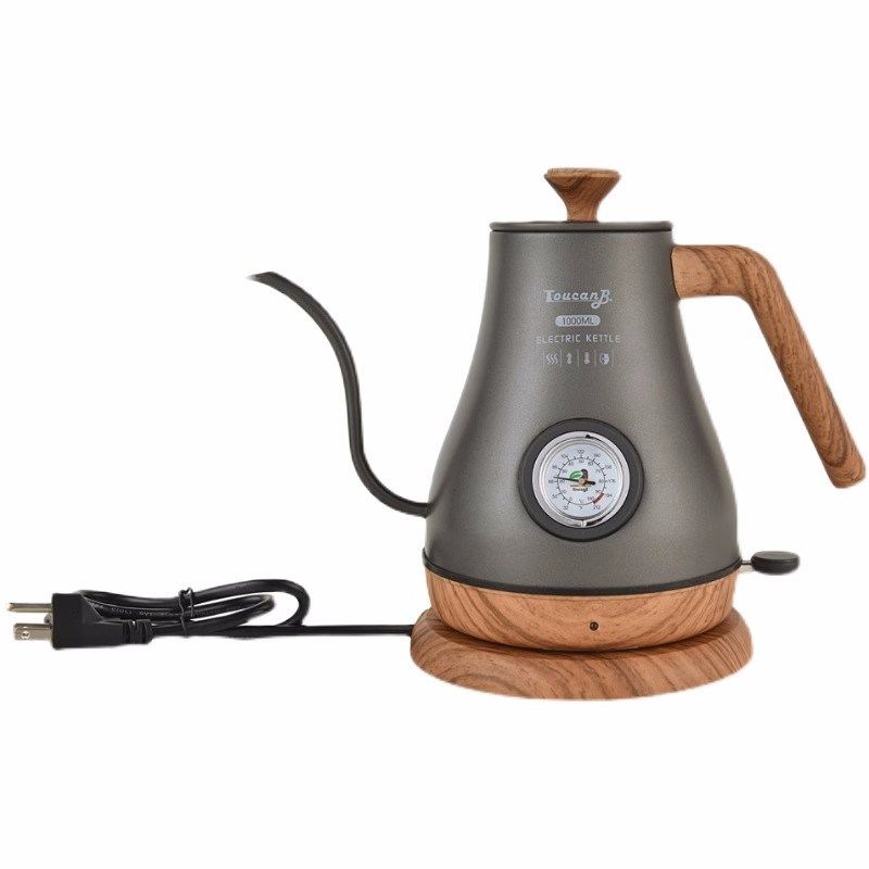 鹅颈嘴细口电热水壶电茶壶烧水壶温度显示细嘴电R开水壶手冲咖啡,餐饮具,手冲壶,淘宝优惠券,粉丝福利购,淘宝优惠卷