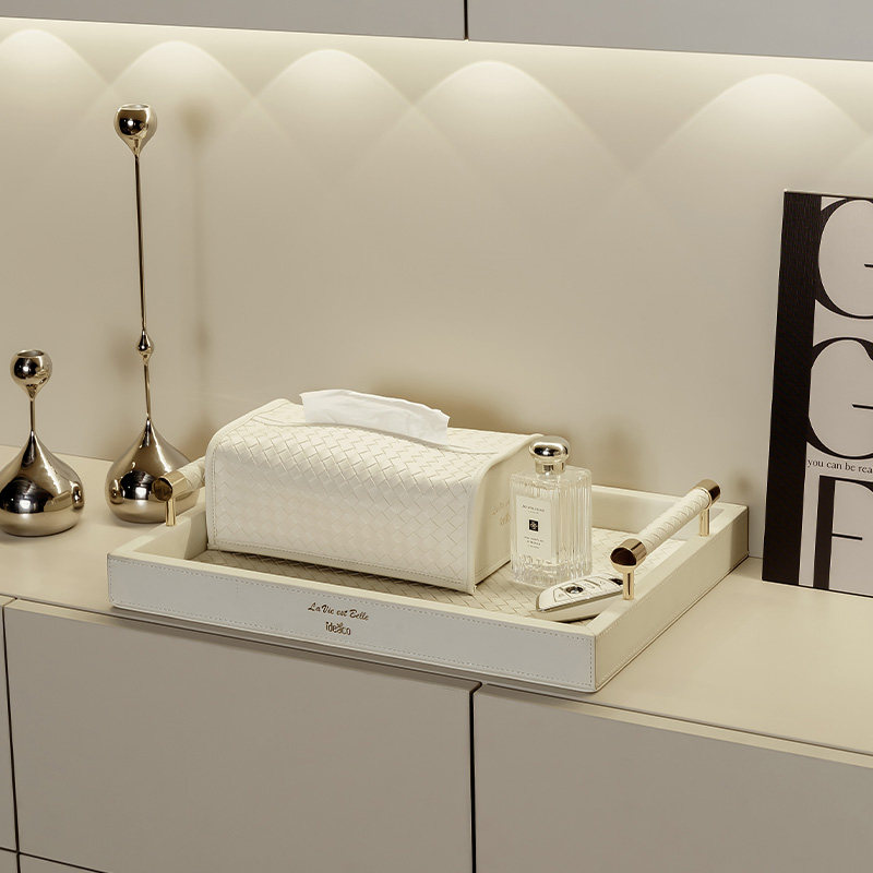 轻奢编织纸巾盒套装高档家用装饰纸抽盒客厅茶几餐桌X收纳卫生纸,收纳整理,纸巾盒,淘宝优惠券,粉丝福利购,淘宝优惠卷