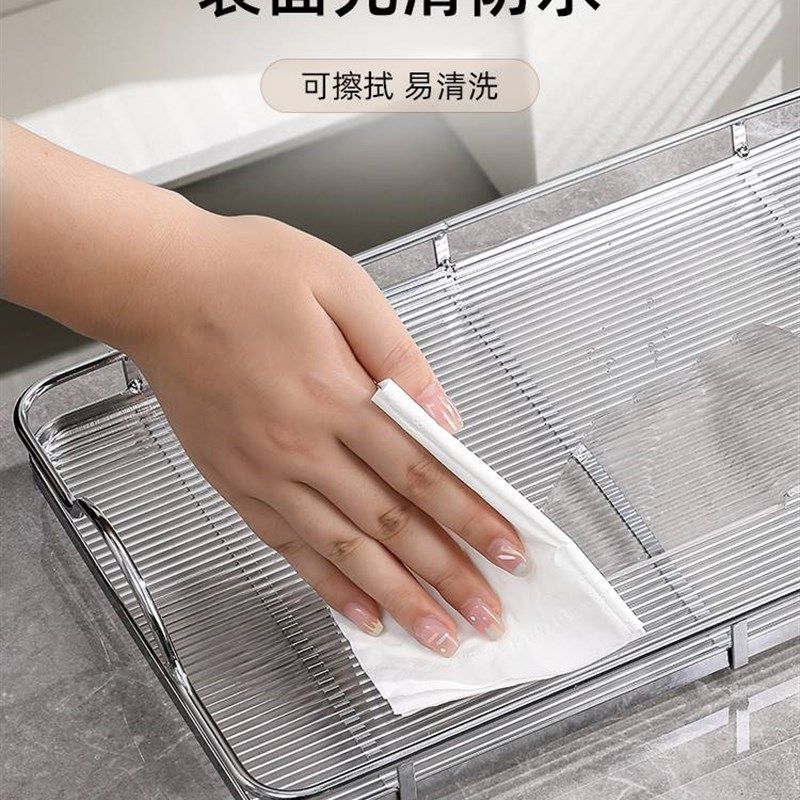 轻奢压克力托盘客厅家用茶几水杯茶杯收J纳盘长方形多功能点心盘,餐饮具,餐用托盘,淘宝优惠券,粉丝福利购,淘宝优惠卷