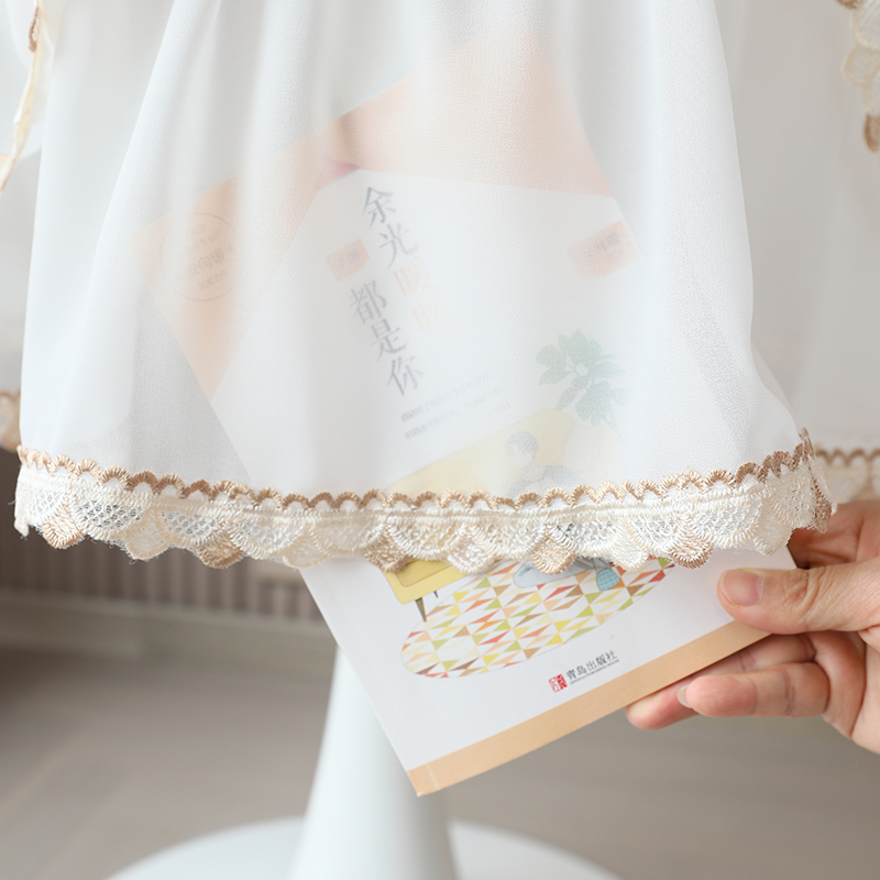 棉麻圆桌布防水防k油纯色高级感阳台茶几窗头柜套罩床头柜轻奢盖