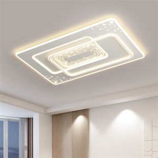 led客厅吸顶灯2025新款卧室主灯创意大气中山灯具全屋套餐组合