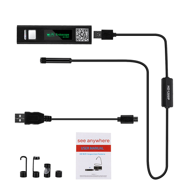 120内P高可0窥镜摄像头手机清转弯管道维修汽车工业汽修防水探头