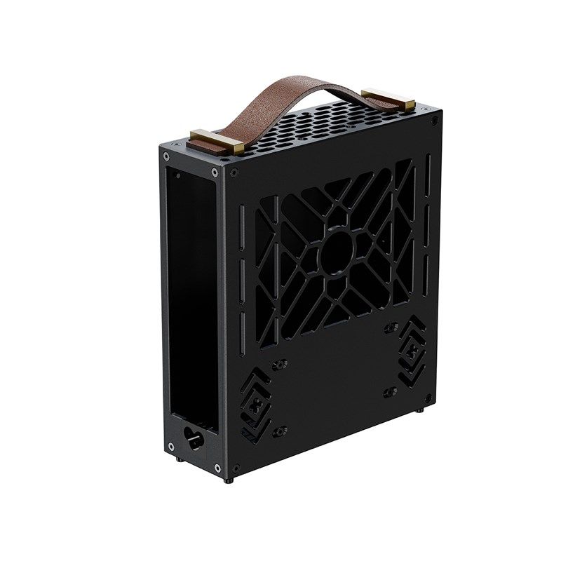 黑色M1铝合金mini迷你电脑机箱台式机小主电源套装diy办公外壳itx,电脑硬件/显示器/电脑周边,机箱,淘宝优惠券,粉丝福利购,淘宝优惠卷