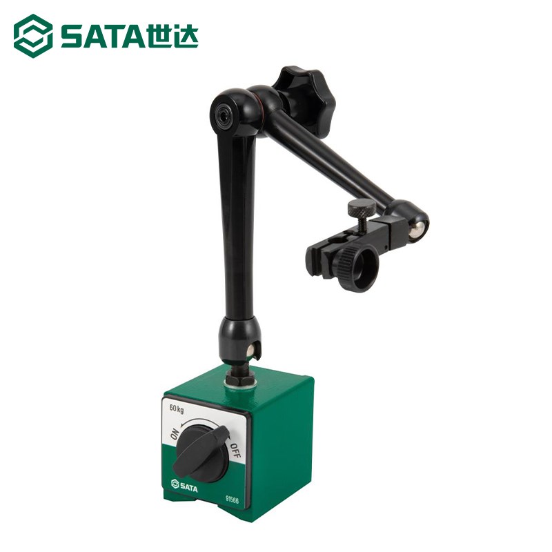 世达磁力表座杠杆百分表支架千分表磁性表坐磁力座强力万向底座