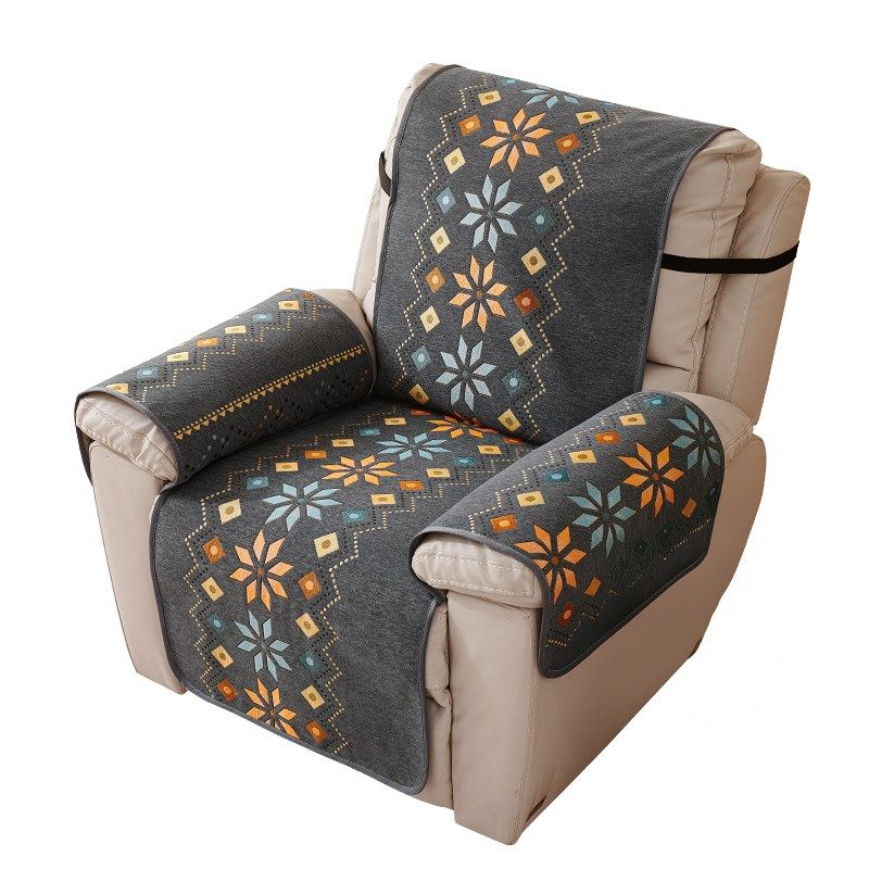 波西米亚风格电动椅沙发垫单人头等舱防滑坐垫功能沙发一体沙发垫