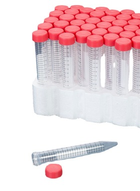 LABSELECT CT-012-15 15ml离心管（含泡沫架）50个/袋