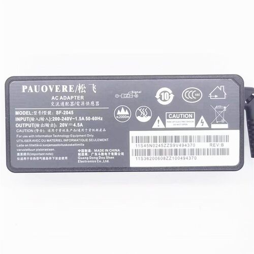 适用联想E430 E435 E445 E520笔记本适配器20V4.5A开关电源充电器
